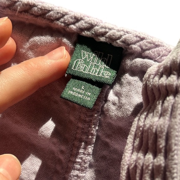 Wild Fable Blush Pink Corduroy Overall Dress size L perfect for Valentine’s Day - Picture 3 of 3